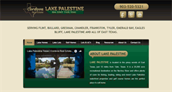 Desktop Screenshot of lakepalestinetx.com