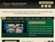 Tablet Screenshot of lakepalestinetx.com